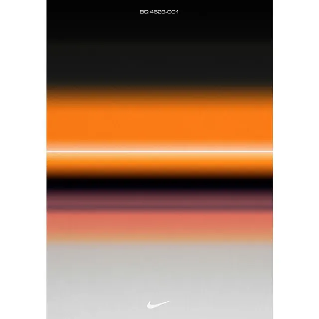 Nike vertical gradient system, gradient-heavy, minimal, dark