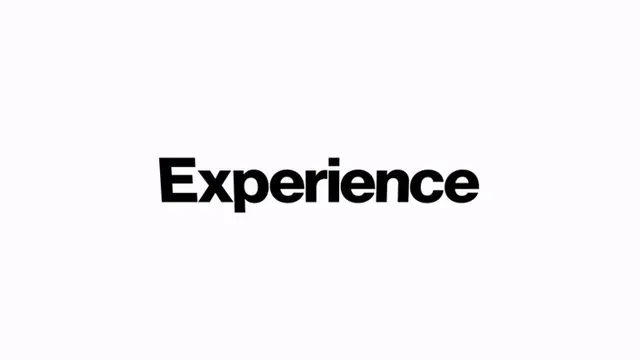 Bold sans-serif display type, minimal, corporate-clean, dark