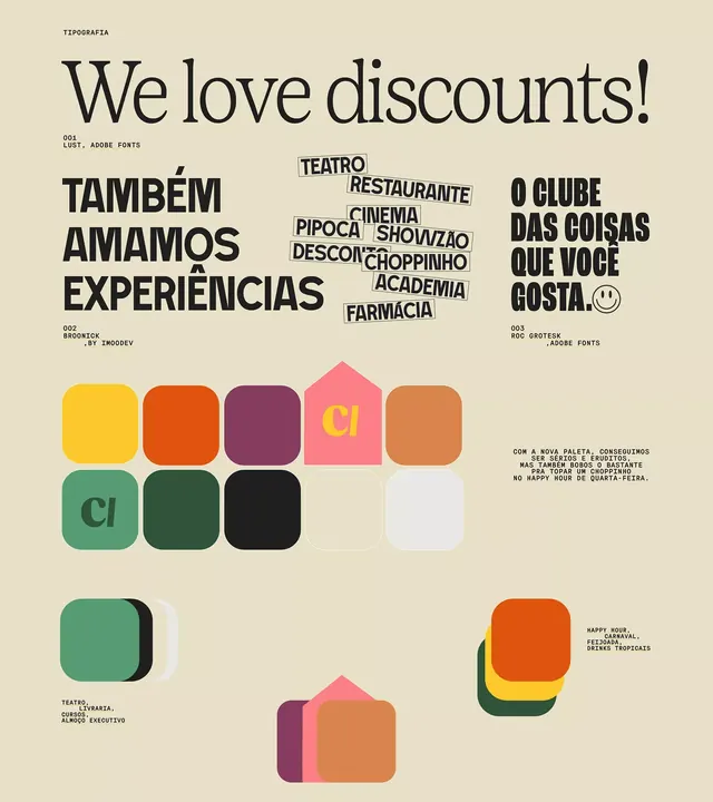 Portuguese restaurant branding type specimen, minimal, geometric, light