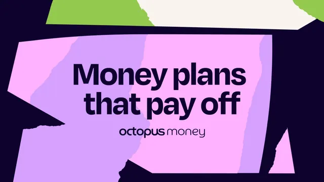 Octopus Money vibrant gradient campaign, gradient-heavy, playful, light