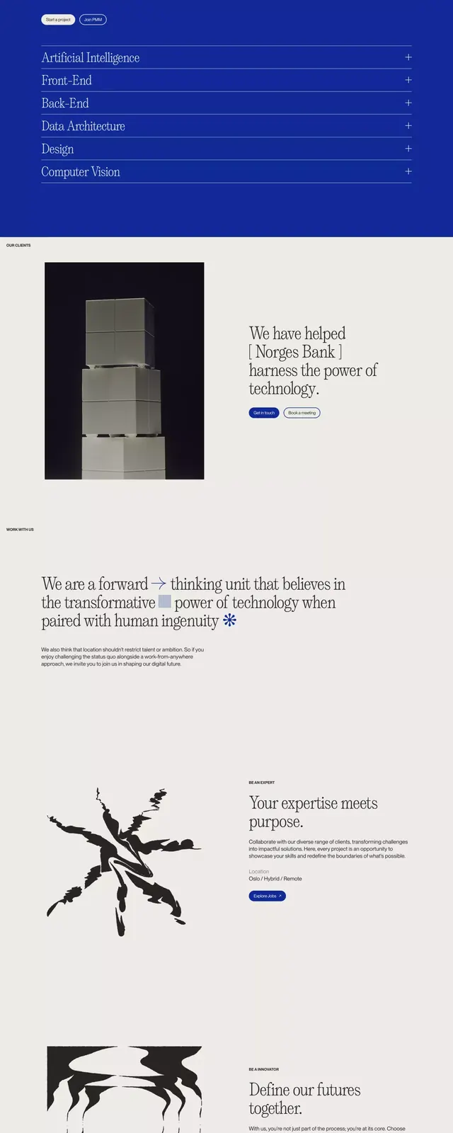 Type specimen dark blue brand guidelines, minimal, dark-mode, dark
