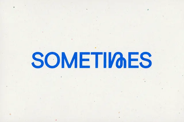 SOMETIMES Wordmark