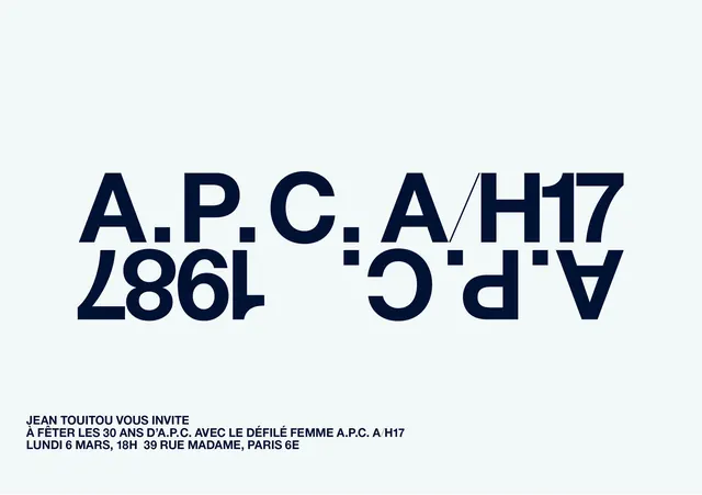 A.P.C.A. H17 Identity Layout