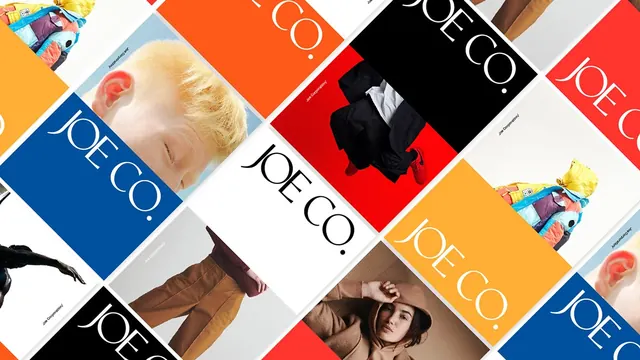 GECO Brand Identity Grid, minimal, geometric, high-contrast