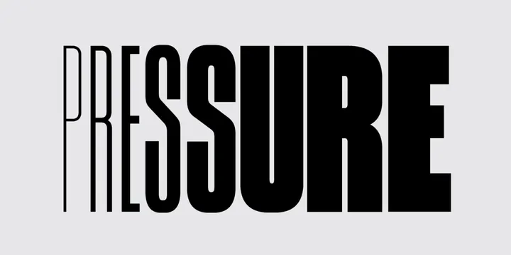 PRESSURE Wordmark
