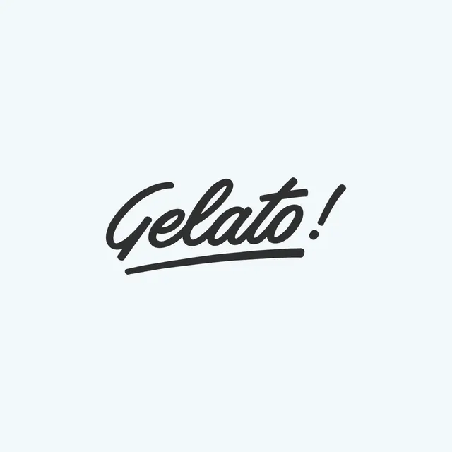 Gelato! Wordmark