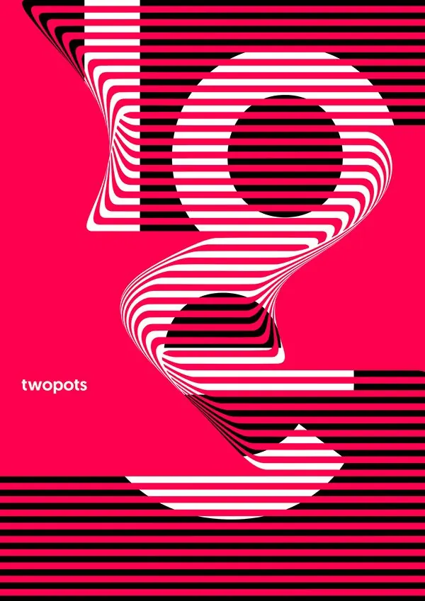 TwoDots Graphic Identity, brutalist, geometric, vibrant