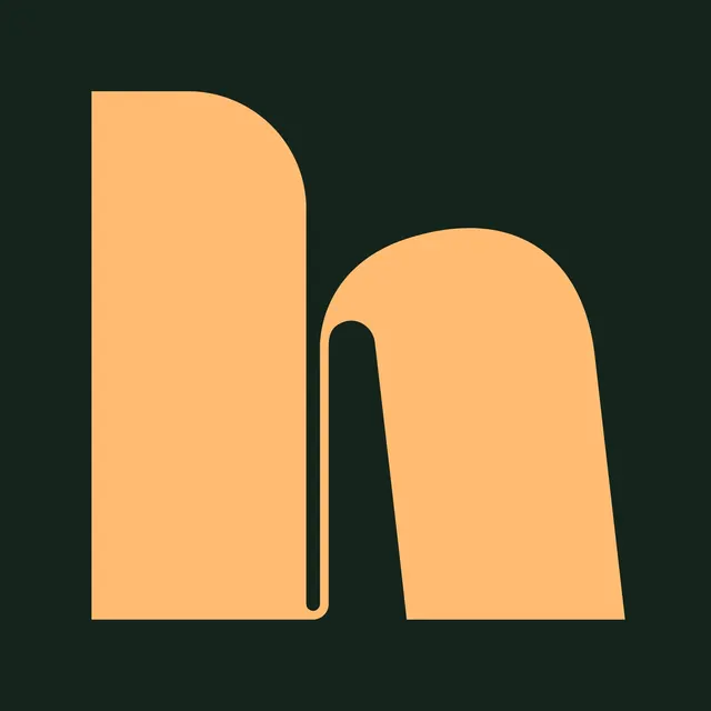 Abstract Letterform Logo, minimal, geometric, high-contrast