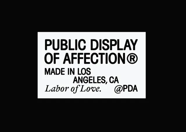 Public Display of Affection Branding