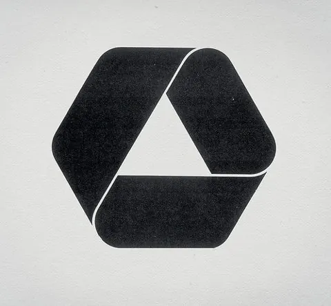Geometric Triangle Logo, minimal, geometric, monochrome