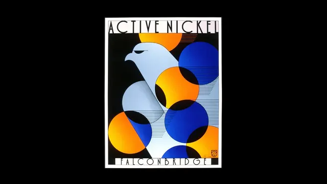 Active Nickel Identity, abstract, geometric, high-contrast