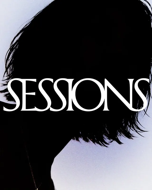 Sessions Wordmark, minimal, monochrome, monochrome
