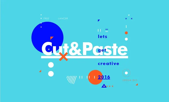 Cut&Paste Creative Identity, maximalist, playful, vibrant