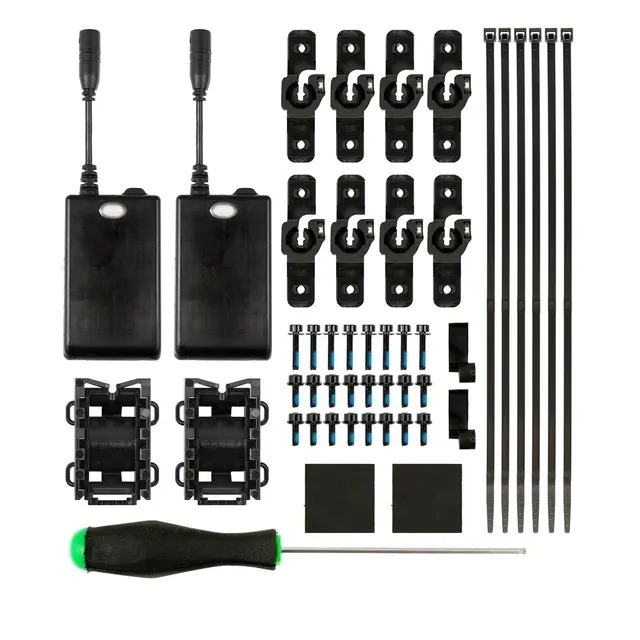 Hardware Component Layout, technical, minimal, monochrome