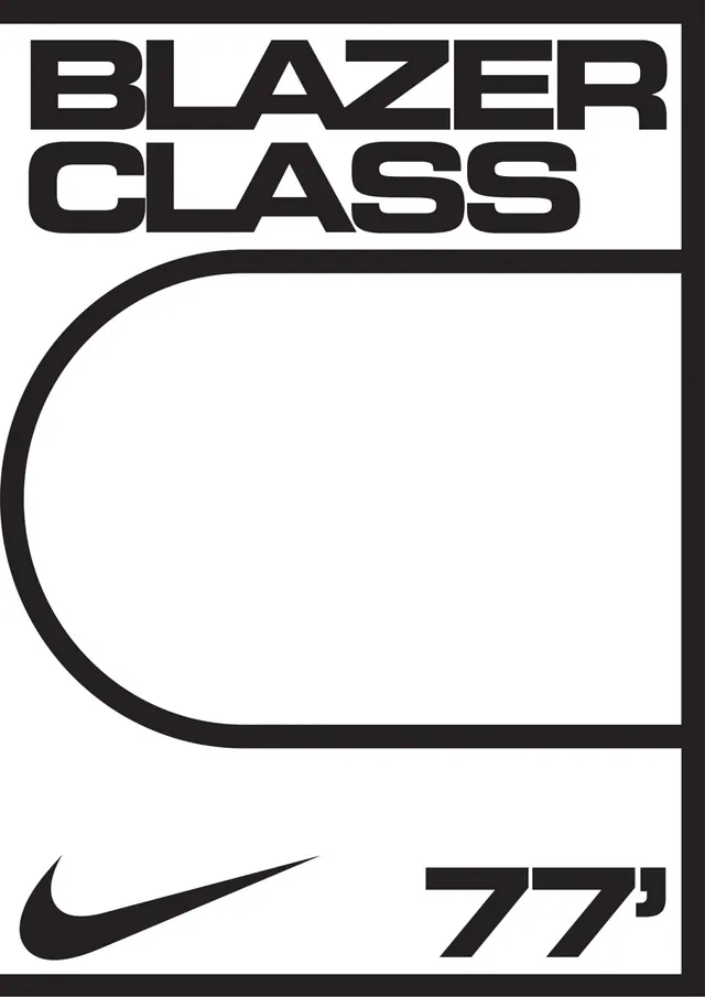 Blazer Class Branding, minimal, boxed, monochrome