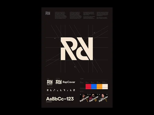 RN Identity System Specimen, minimal, technical, dark