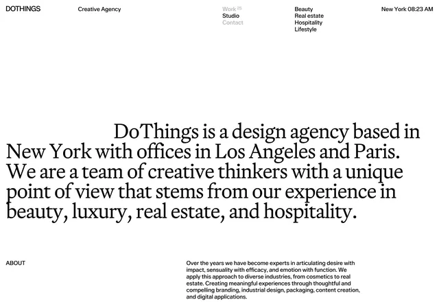 DoThings Agency Identity