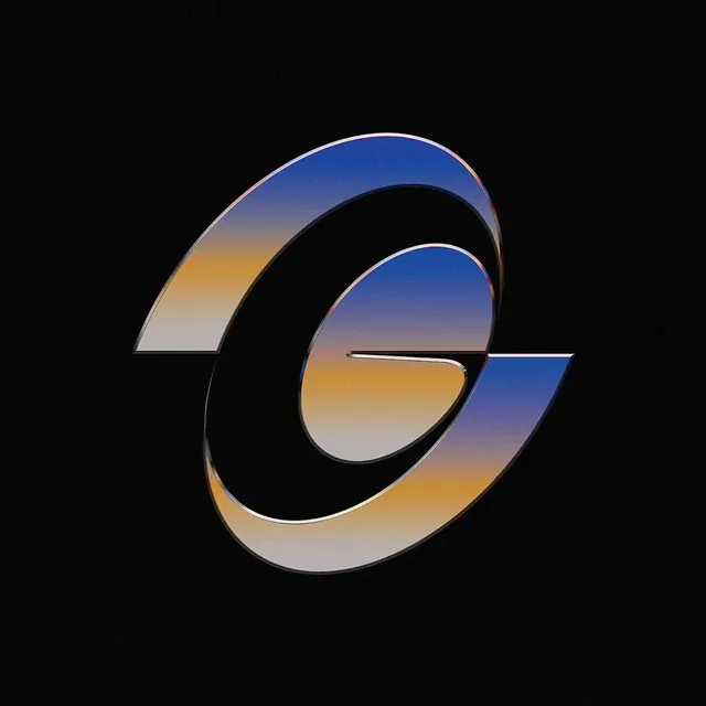 Abstract Circular Logo, abstract, geometric, dark
