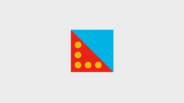 Geometric Square Logo, geometric, minimal, vibrant