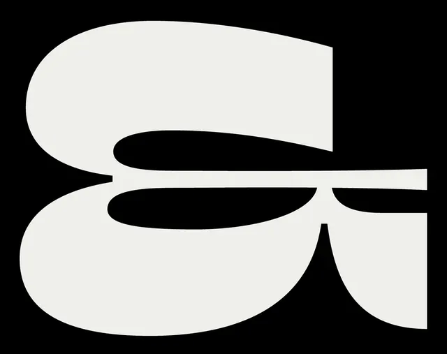 Abstract Monogram, minimal, geometric, monochrome