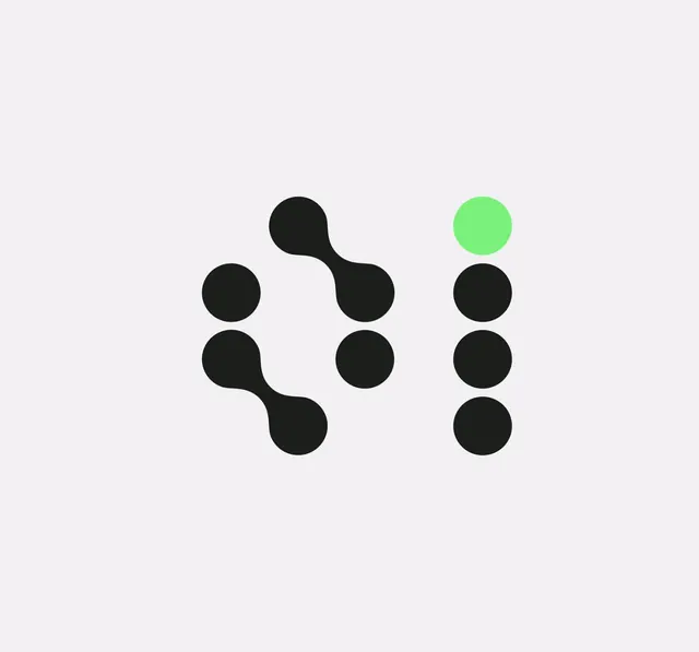 Abstract Geometric Logo, minimal, geometric, monochrome