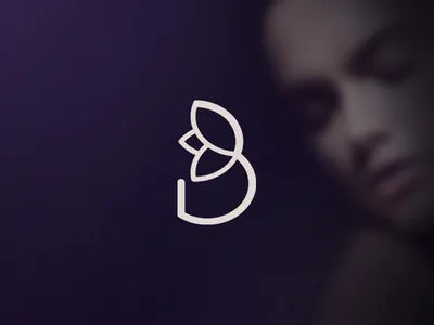Abstract Line-Art Logo, minimal, line-art, dark