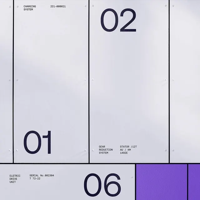 Technical Grid Identity System, minimal, swiss, light