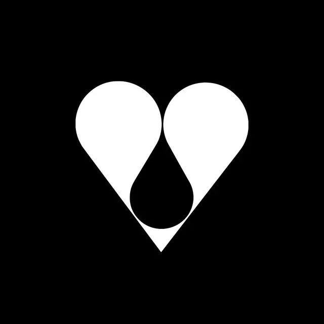 Heart and Drop Logo
