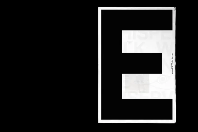 Monochrome Geometric Identity, minimal, brutalist, monochrome