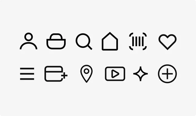 Line Art Icon Set