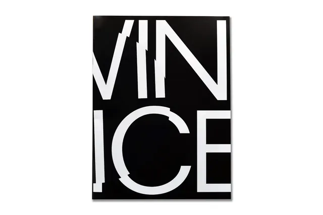VINICE Wordmark, minimal, brutalist, high-contrast