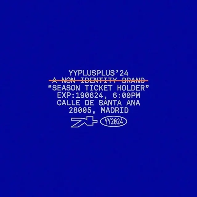 VVPLUSPLUS'24 event ticket: high-contrast typography, minimal, corporate-clean, dark