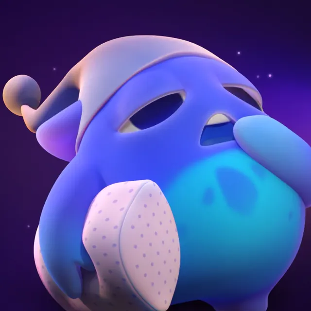 Loóna, 3d-render, playful, dark