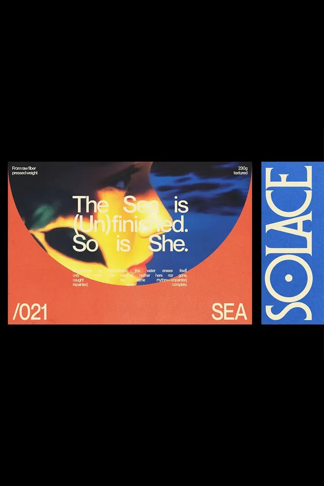 SEA 2021 campaign editorial spread, editorial, abstract, dark