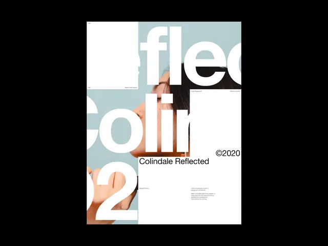 Colindale Reflected editorial identity, editorial, abstract, light
