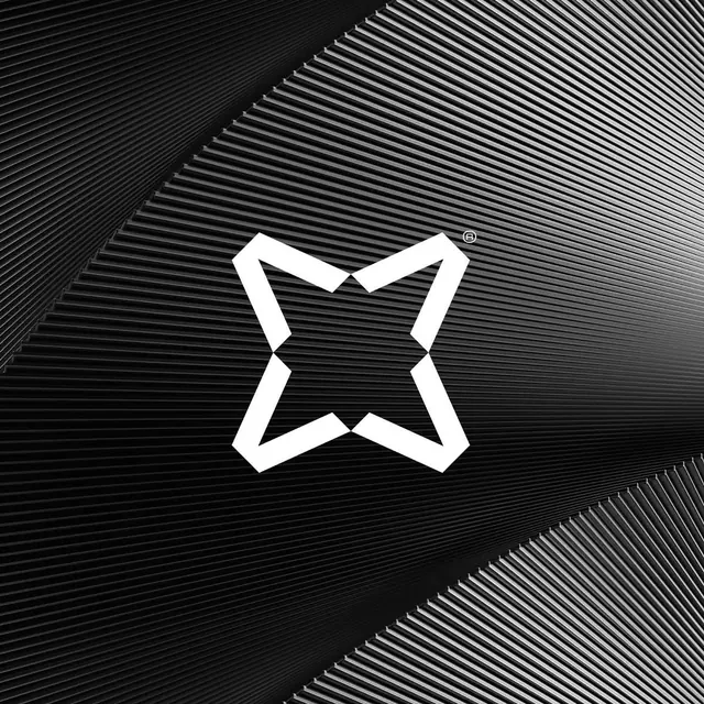 Adrenax logo, geometric, minimal, light