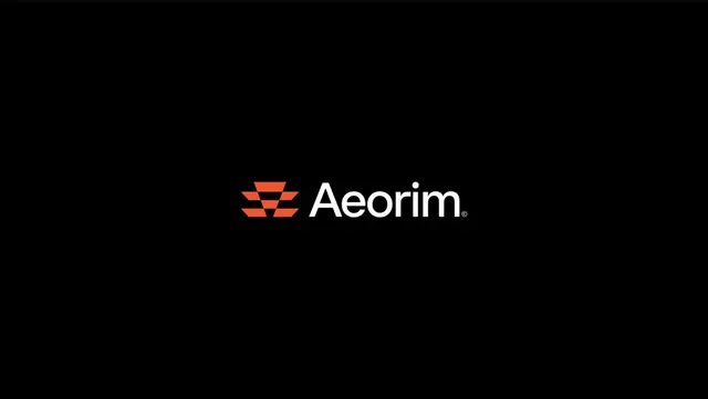 Aeorim logo, geometric, minimal, warm