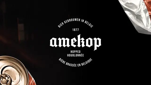 Amekop logo, luxury, light