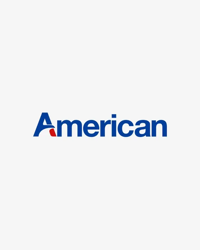 American Airlines logo, geometric, cool
