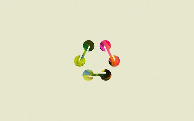 Aonis logo, geometric, minimal, light