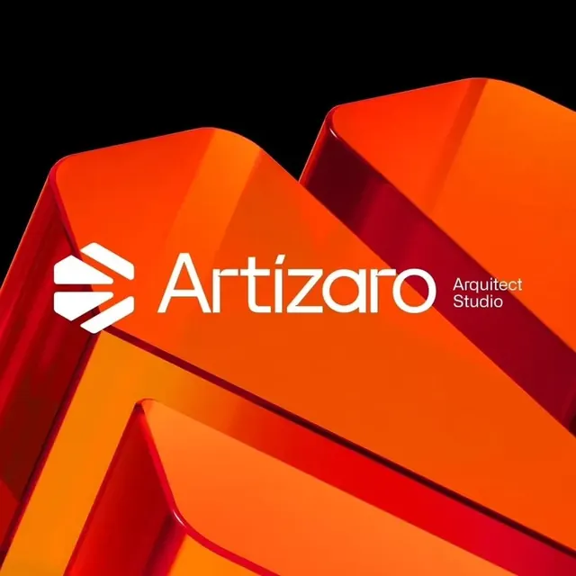 Artizaro logo, geometric, minimal, light