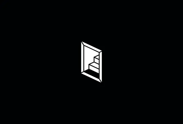 Artstart logo, geometric, minimal, light