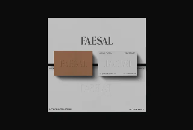 FAESAL Brand Identity Presentation
