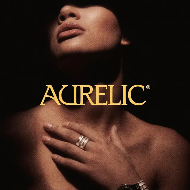 Aurelic logo, luxury, warm