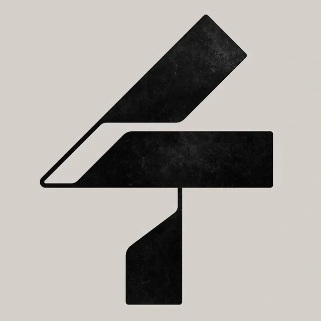 Abstract Geometric Monogram, minimal, geometric, monochrome