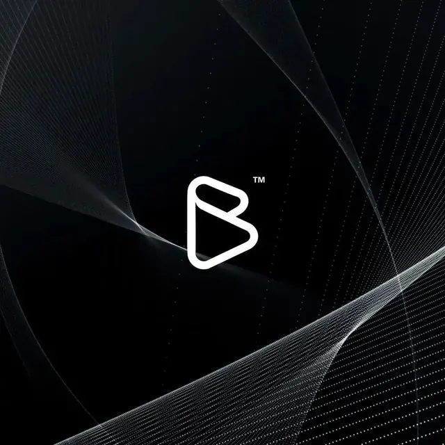 B Logo logo, geometric, minimal, light