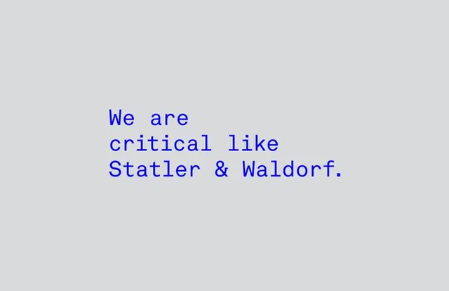 We are critical monospaced statement, minimal, technical, light