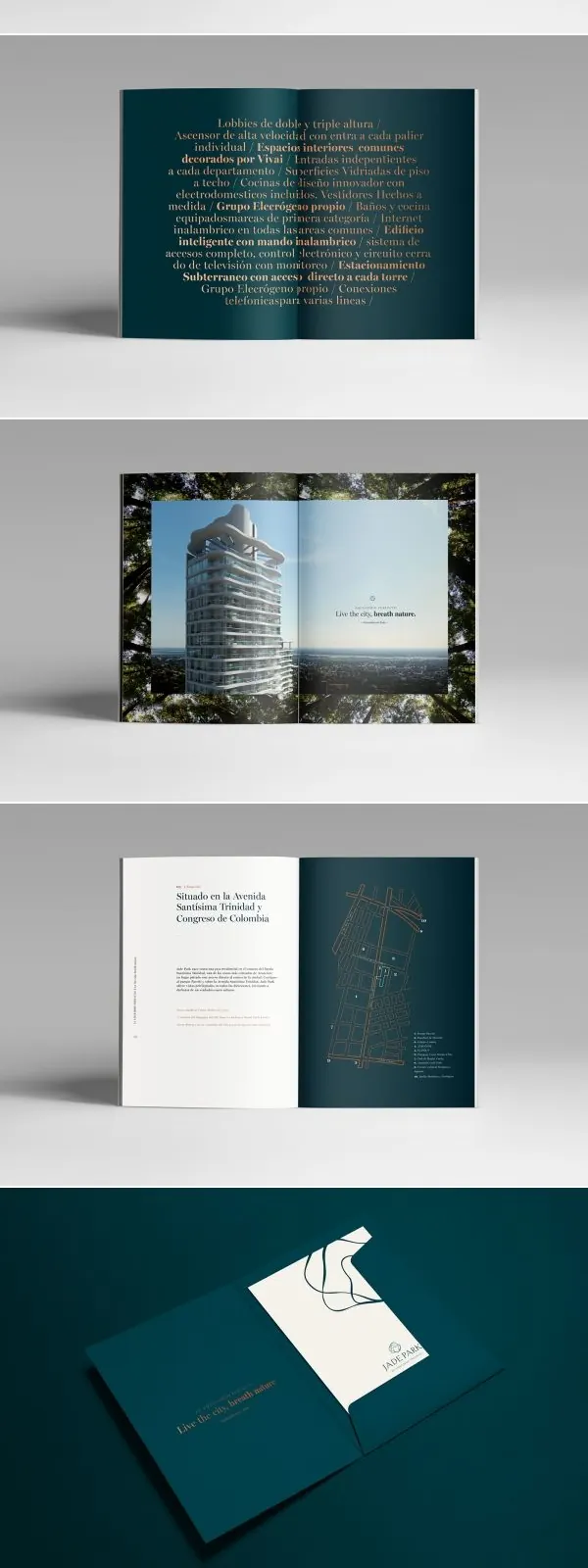 Jade Park Branding on Behance, minimal, editorial, dark