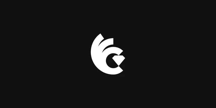 Minimal geometric logo, minimal, geometric, dark