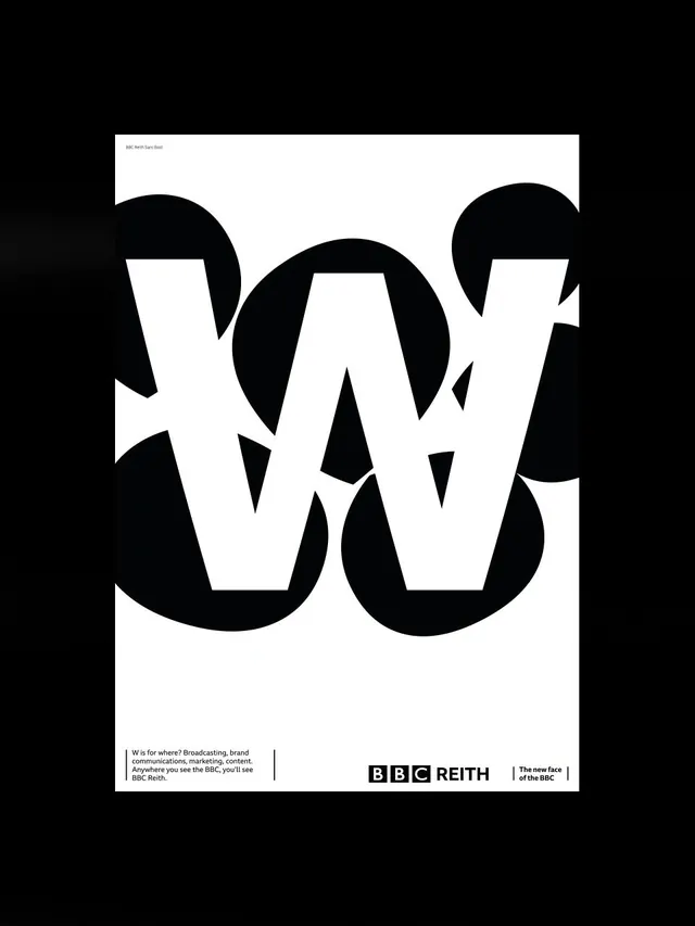Abstract Monogram Identity, minimal, brutalist, monochrome